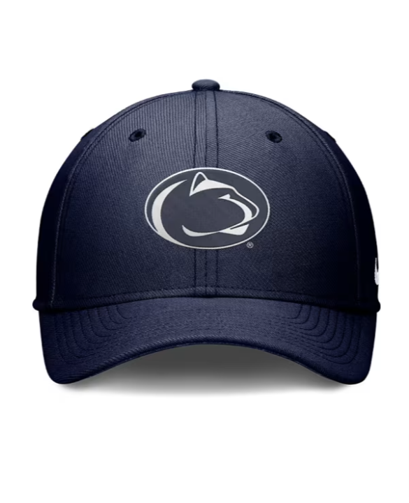 Penn State Nittany Lions Nike Navy Rise Flex Hat product image 2, provided for visual reference and product detail review