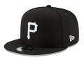 Pittsburgh Pirates New Era Black Chain Stitch 9FIFTY Snapback Adjustable Hat product image 1, provided for visual reference