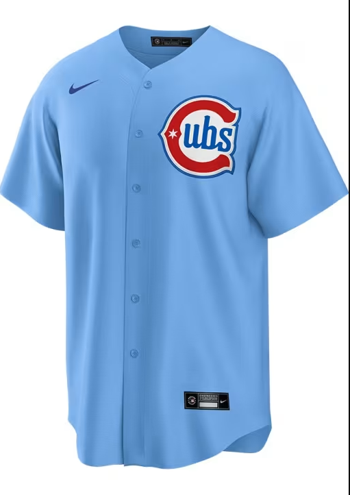 Shota Imanaga #18 Chicago Cubs Nike Light Blue 2nd Alternate Replica Jersey for Men product image 2, provided for visual