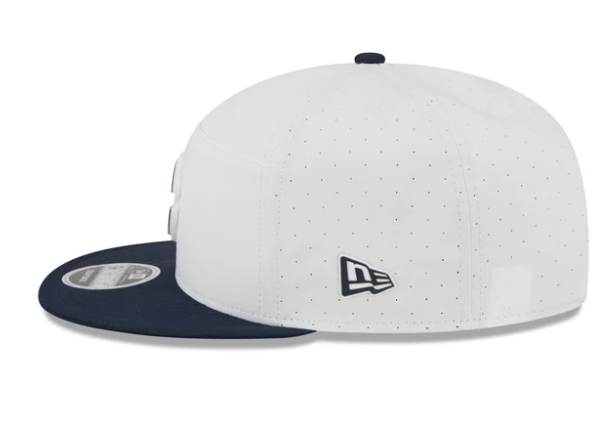 Chicago Bears New Era White/Navy Secondary Logo 2025 NFL Training Camp Split Panel 9FIFTY Snapback Hat for Men product image