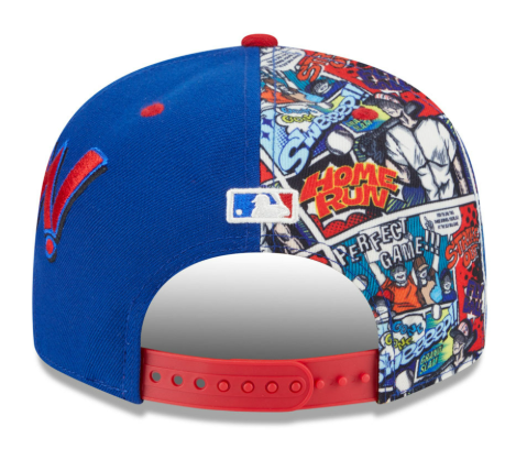 Chicago Cubs New Era 2025 Diamond Hero Royal/Red 9FIFTY Snapback Hat product image 3, provided for visual reference and