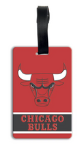 Chicago Bulls Soft Luggage Bag Tag product image 1, provided for visual reference and product detail review