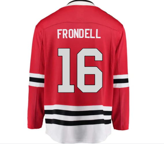Anton Frondell Chicago Blackhawks Red Home Fanatics Breakaway Premium Replica Jersey for Men product image 2, provided for