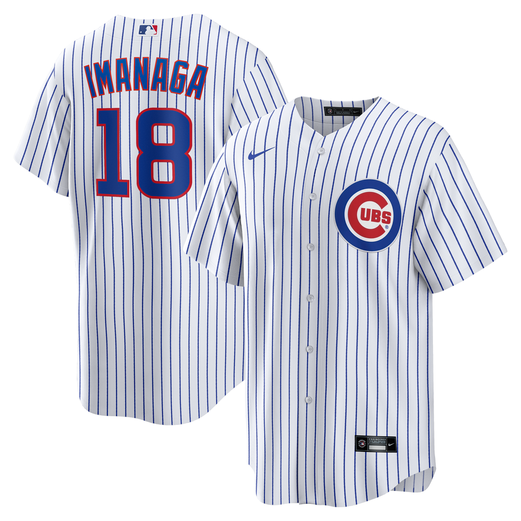 Chicago Cubs Shota Imanaga Nike White Home Replica Jersey for Men product image 1, provided for visual reference and product