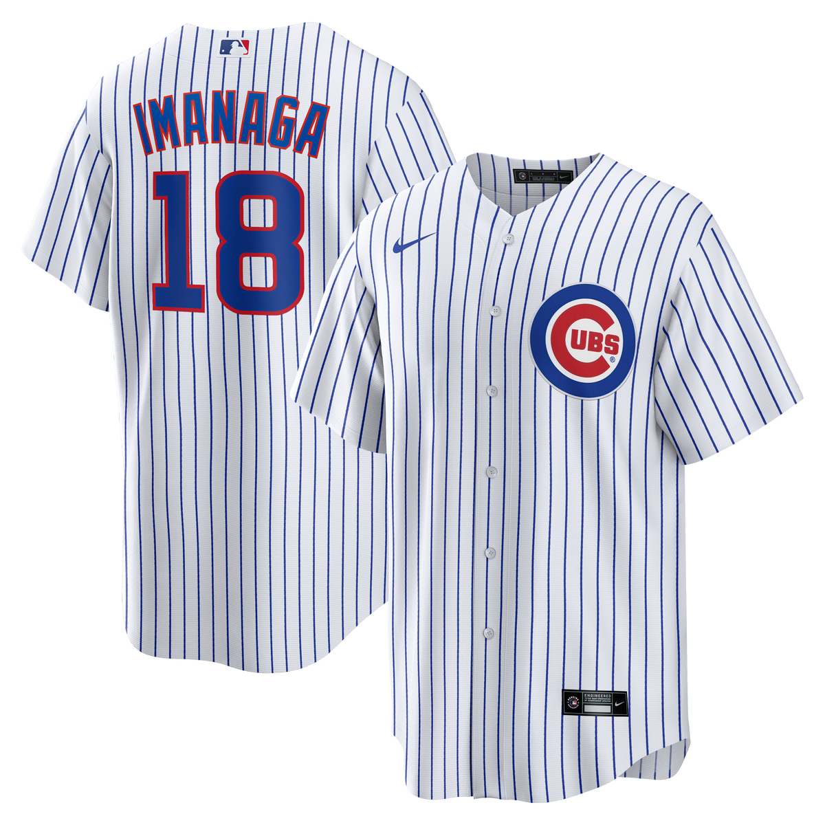Chicago Cubs Shota Imanaga Nike White Home Replica Jersey for Men product image 1, provided for visual reference and product