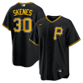 Paul Skenes Pittsburgh Pirates Nike Black Alternate Replica Team Jersey for Men product image 1, provided for visual