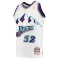 Utah Jazz Mitchell & Ness Karl Malone #32 White Hardwood product image 1