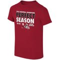 Indiana Hoosiers Perfect Season 16-0 National Champions T-Shirt for Men product image 1, provided for visual reference and