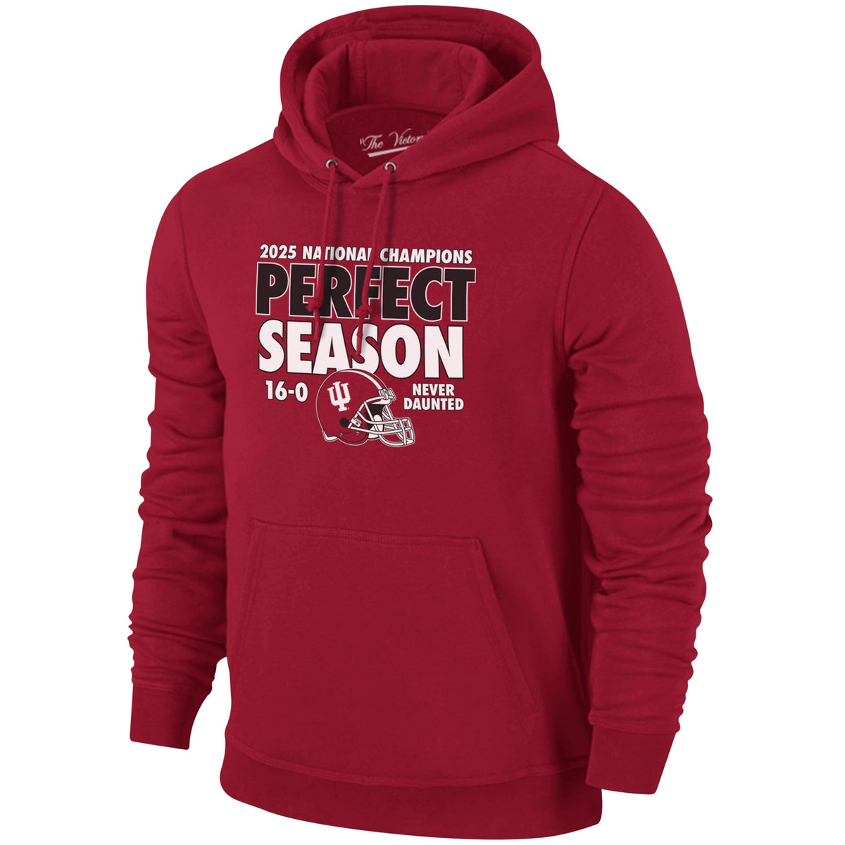 Indiana Hoosiers Perfect Season 16-0 National Champions Hoodie for Men product image 1, provided for visual reference and