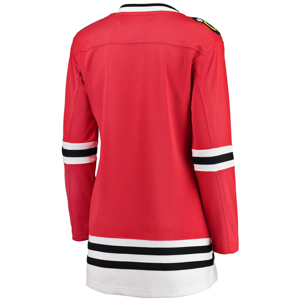Chicago Blackhawks Home Red Fanatics Breakaway Custom Jersey for Women product image 1, provided for visual reference and