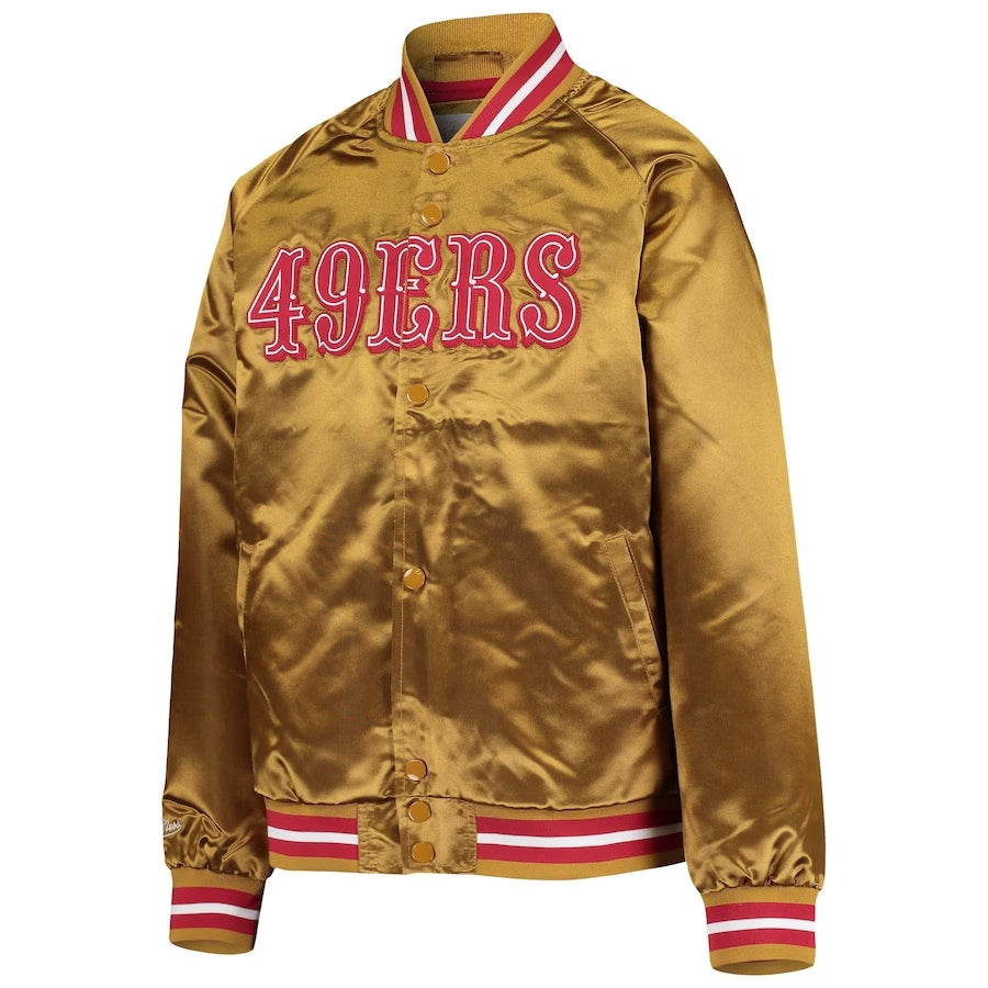 Youth San Francisco 49ers Mitchell & Ness Gold Lightweight product image 1
