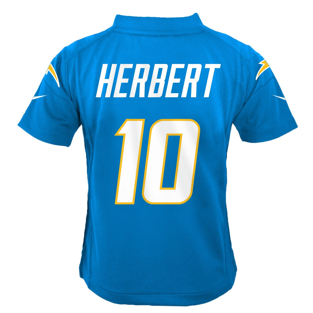 Kids Justin Herbert Los Angeles Chargers Child Nike Blue Replica Jersey product image 3, provided for visual reference and