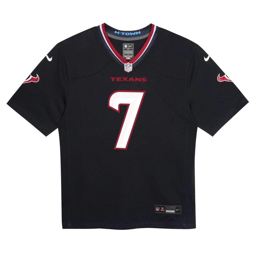 Kids C.J. Stroud Houston Texans Nike Navy Game Jersey product image 2, provided for visual reference and product detail