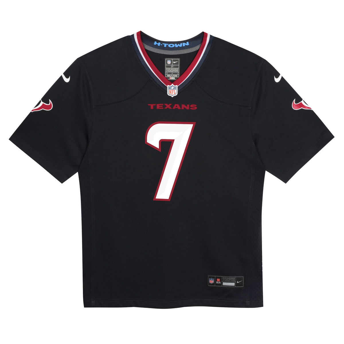 Toddler C.J. Stroud Houston Texans Nike Navy Game Jersey product image 2, provided for visual reference and product detail