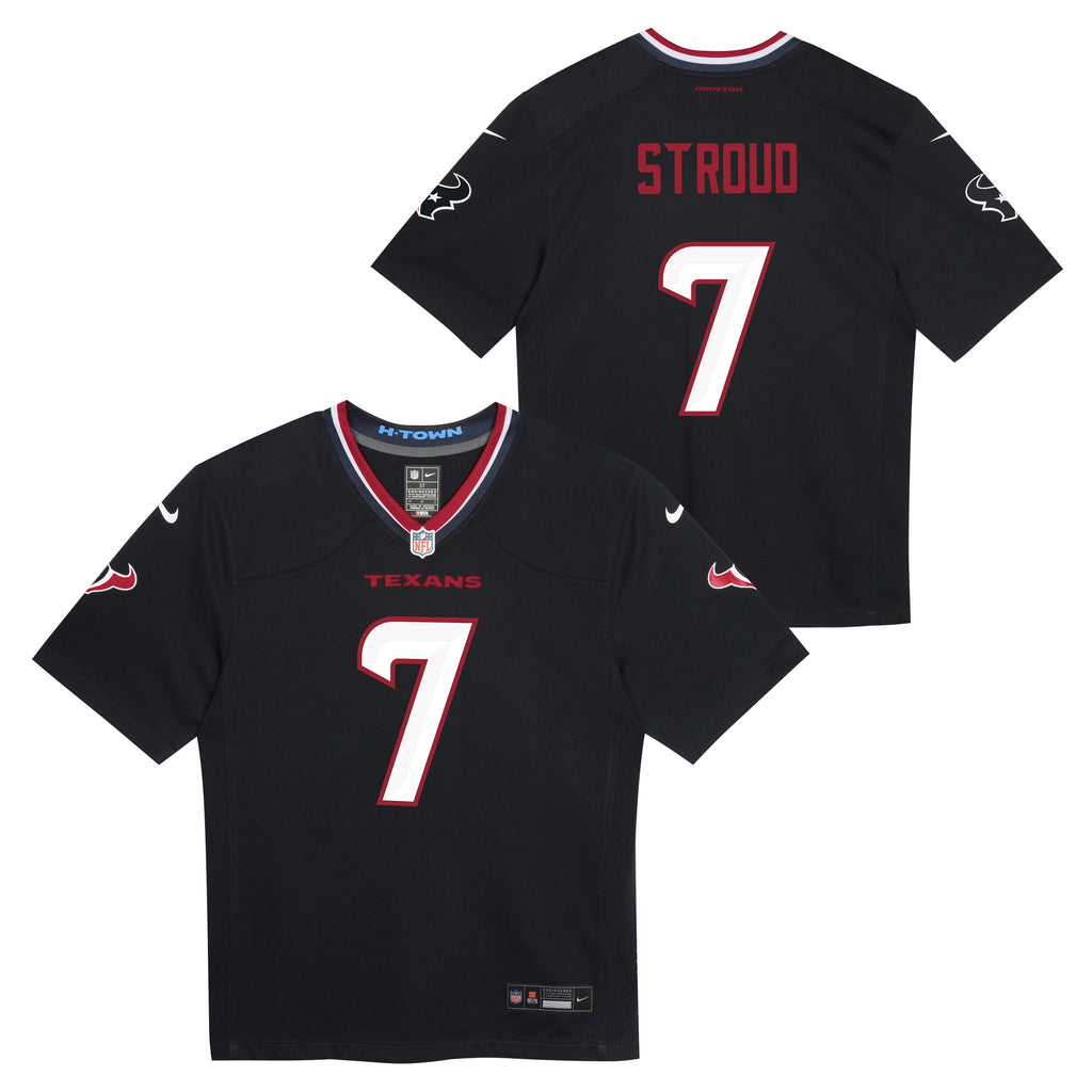 Kids C.J. Stroud Houston Texans Nike Navy Game Jersey product image 1, provided for visual reference and product detail