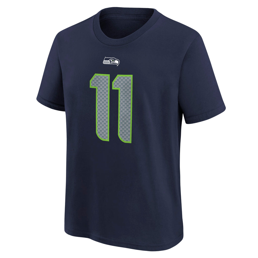 Youth Seattle Seahawks Jaxon Smith-Njigba Nike Blue FUSE Name & Number T-Shirt product image 2, provided for visual