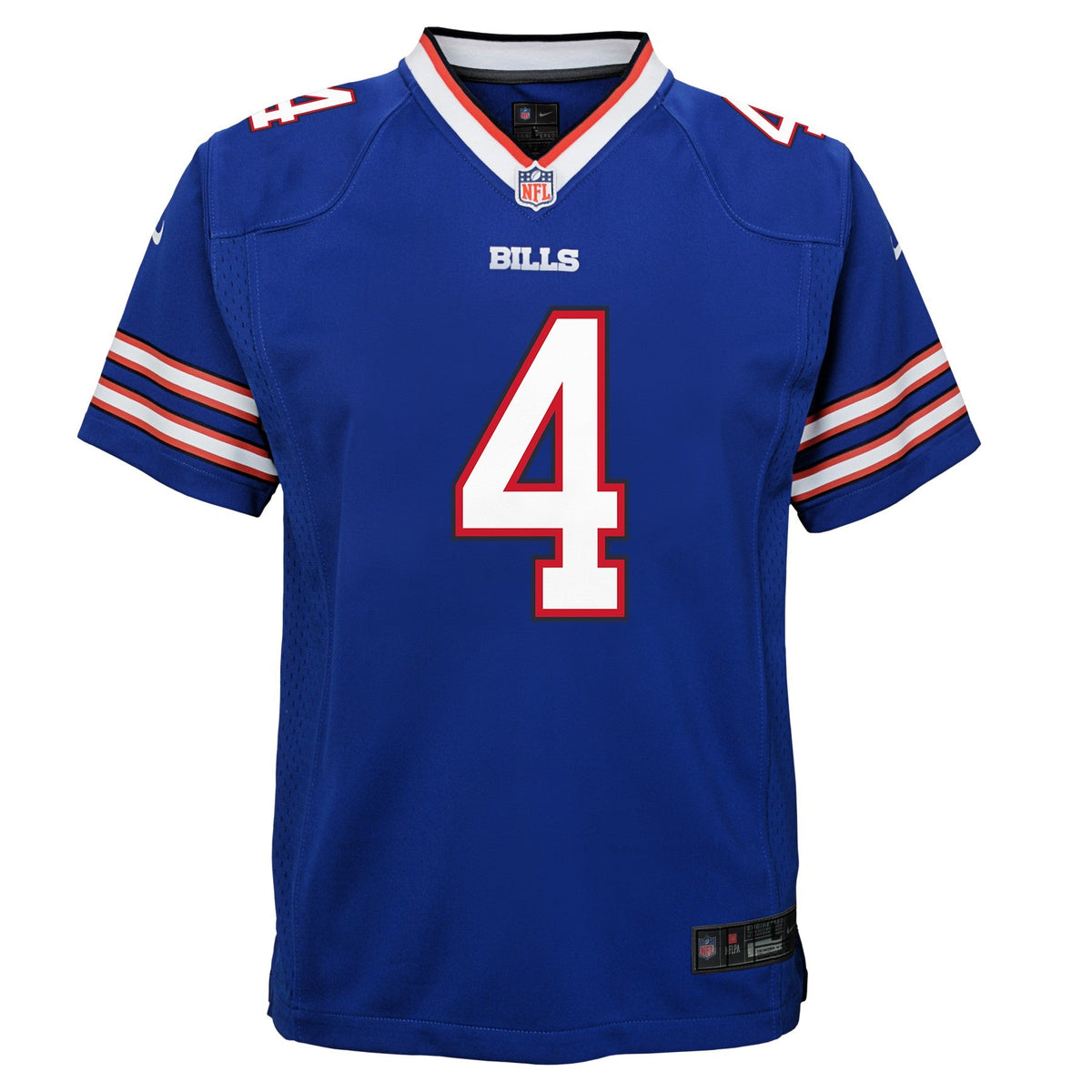 Youth James Cook Buffalo Bills Nike Royal Blue Game Jersey product image 2, provided for visual reference and product detail