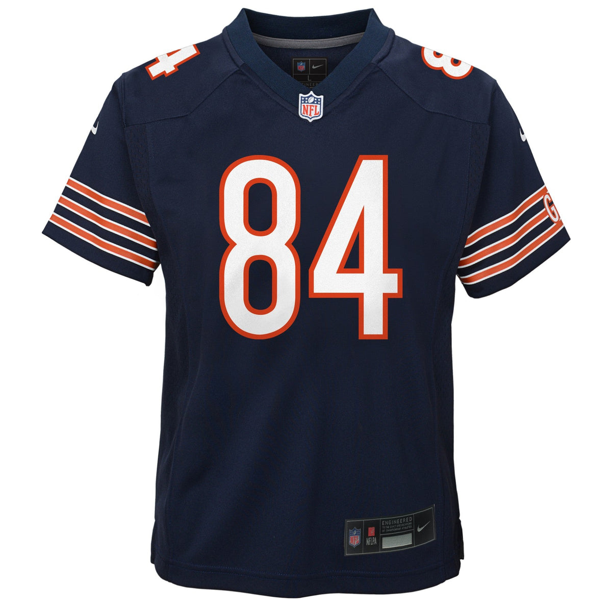 Youth Colston Loveland Chicago Bears Navy Nike Game Jersey product image 2, provided for visual reference and product detail