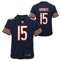 Youth Rome Odunze Chicago Bears Navy Nike Game Replica Jersey product image 1, provided for visual reference and product