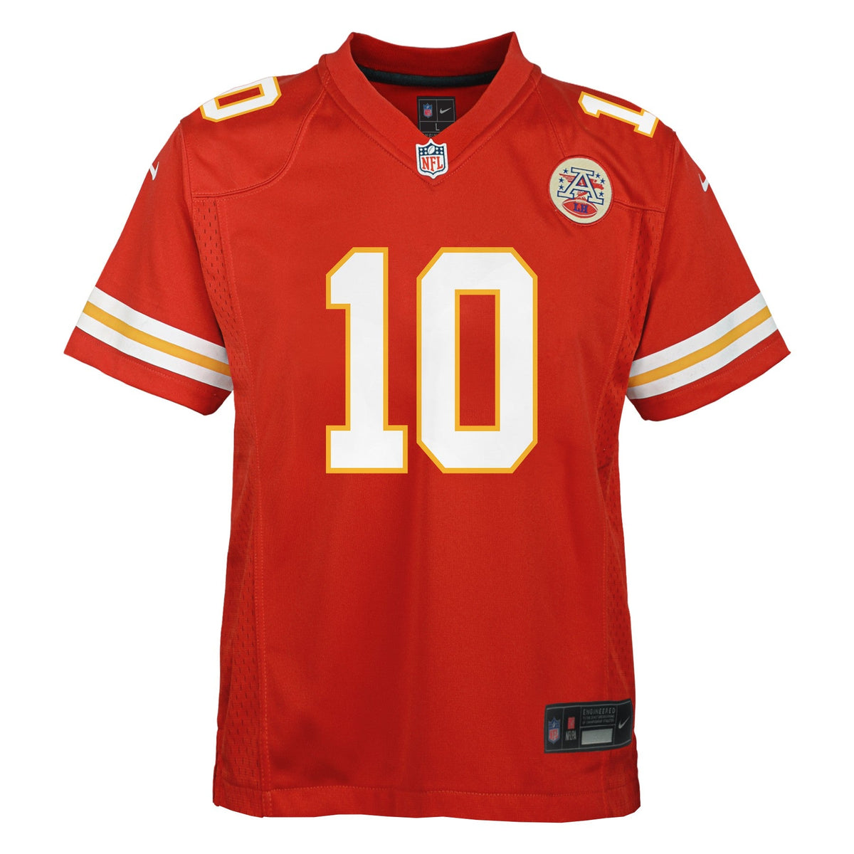 Youth Kansas City Chiefs Isiah Pacheco Nike Red Game Jersey product image 2, provided for visual reference and product