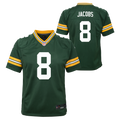 Youth Green Bay Packers Josh Jacobs Nike Green Game Jersey product image 1, provided for visual reference and product detail