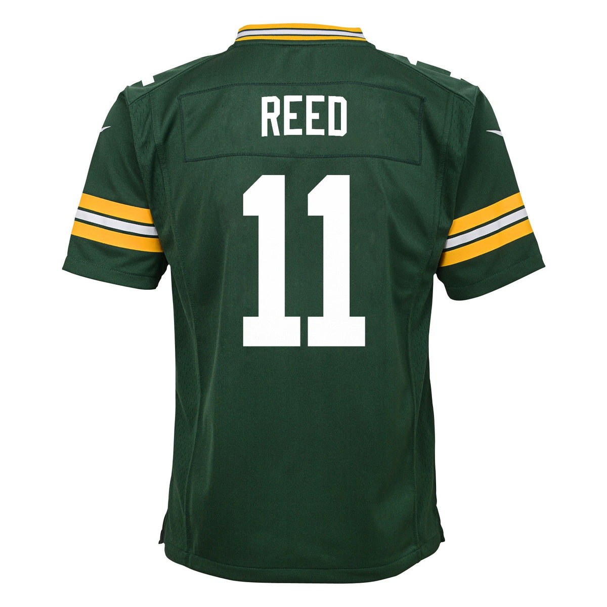 Youth Green Bay Packers Jayden Reed Nike Green Game Jersey product image 3, provided for visual reference and product detail