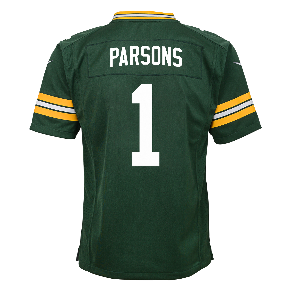 Youth Green Bay Packers Micah Parsons Nike Green Game Jersey product image 2, provided for visual reference and product