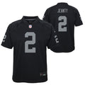 Youth Ashton Jeanty Las Vegas Raiders Black Nike Game Jersey product image 1, provided for visual reference and product