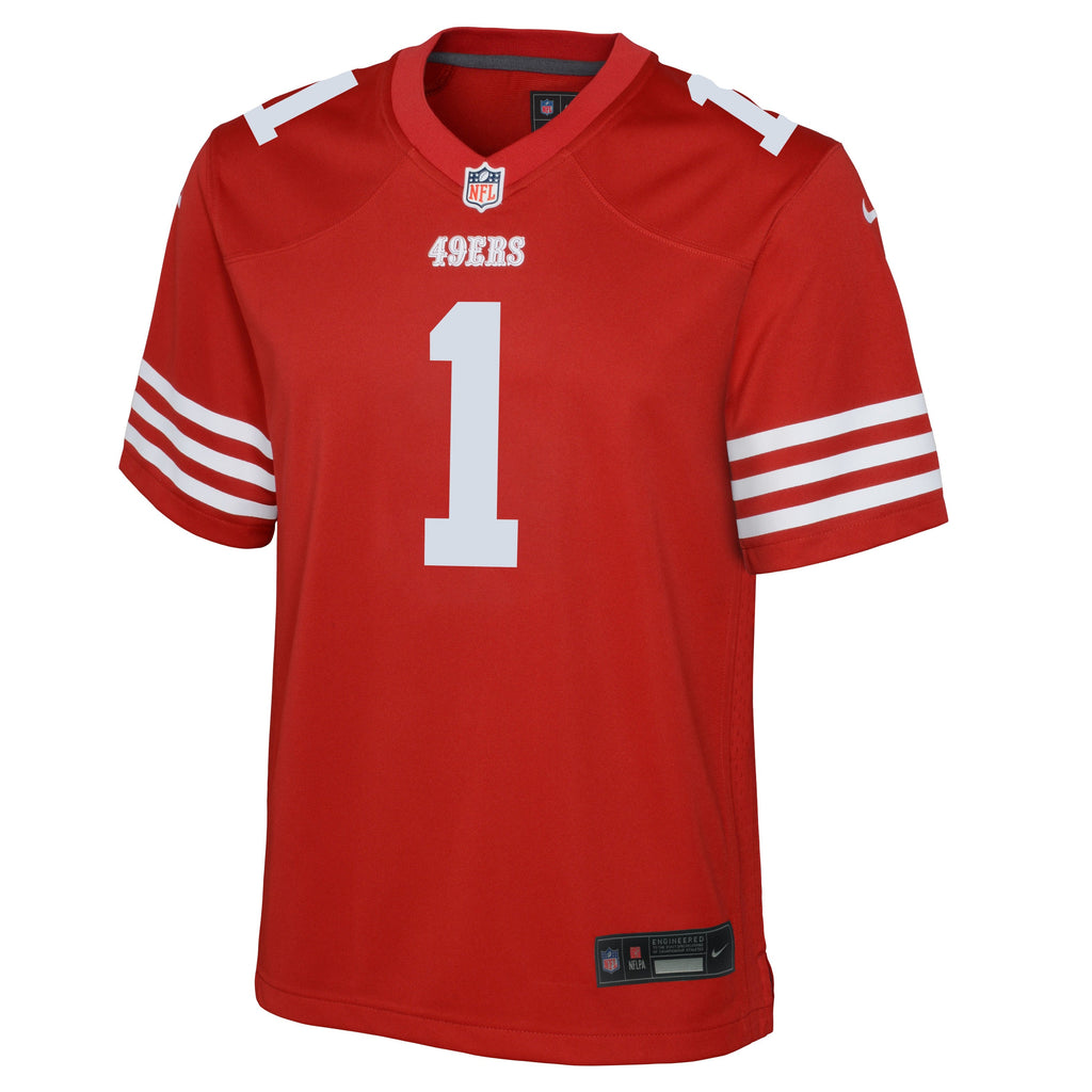 Youth Deebo Samuel San Francisco 49ers Nike Scarlet Game Jersey product image 2, provided for visual reference and product