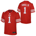 Youth Deebo Samuel San Francisco 49ers Nike Scarlet Game Jersey product image 1, provided for visual reference and product