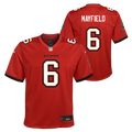Youth Tampa Bay Buccaneers Baker Mayfield Nike Red Nike Game Jersey product image 1, provided for visual reference and
