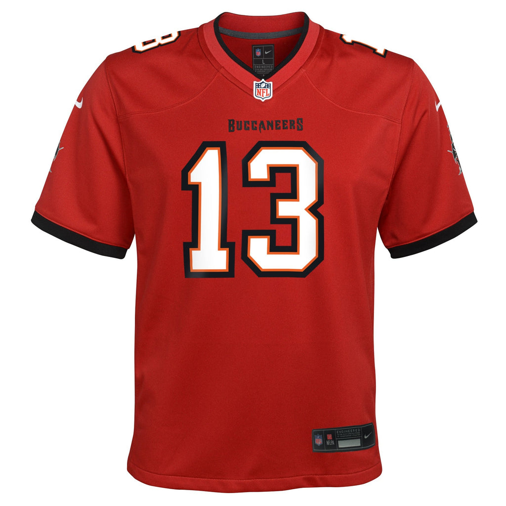 Youth Mike Evans Tampa Bay Buccaneers Nike Red Game Replica Jersey product image 2, provided for visual reference and