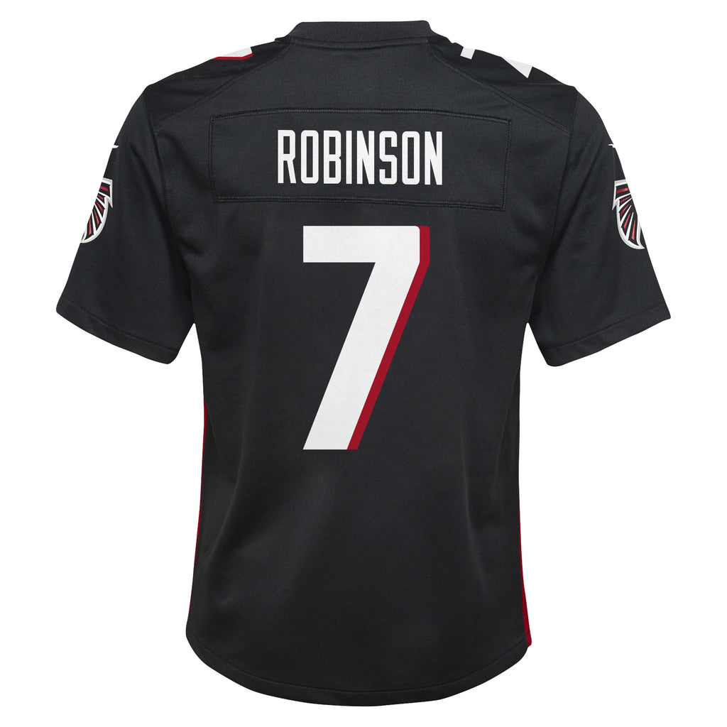 Youth Bijan Robinson Atlanta Falcons Nike Black Game Replica Jersey product image 3, provided for visual reference and