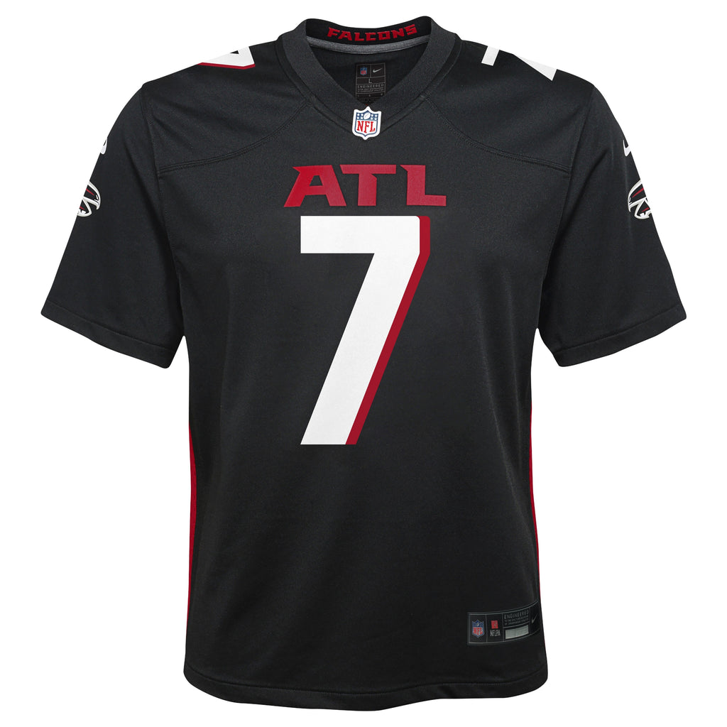 Youth Bijan Robinson Atlanta Falcons Nike Black Game Replica Jersey product image 2, provided for visual reference and