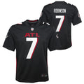 Youth Bijan Robinson Atlanta Falcons Nike Black Game Replica Jersey product image 1, provided for visual reference and