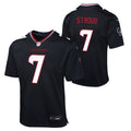 Youth Houston Texans C.J. Stroud Nike Navy Game Jersey product image 1, provided for visual reference and product detail