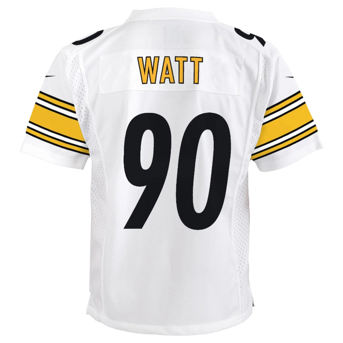 Youth Pittsburgh Steelers T.J. Watt Nike White Game Jersey product image 3, provided for visual reference and product detail