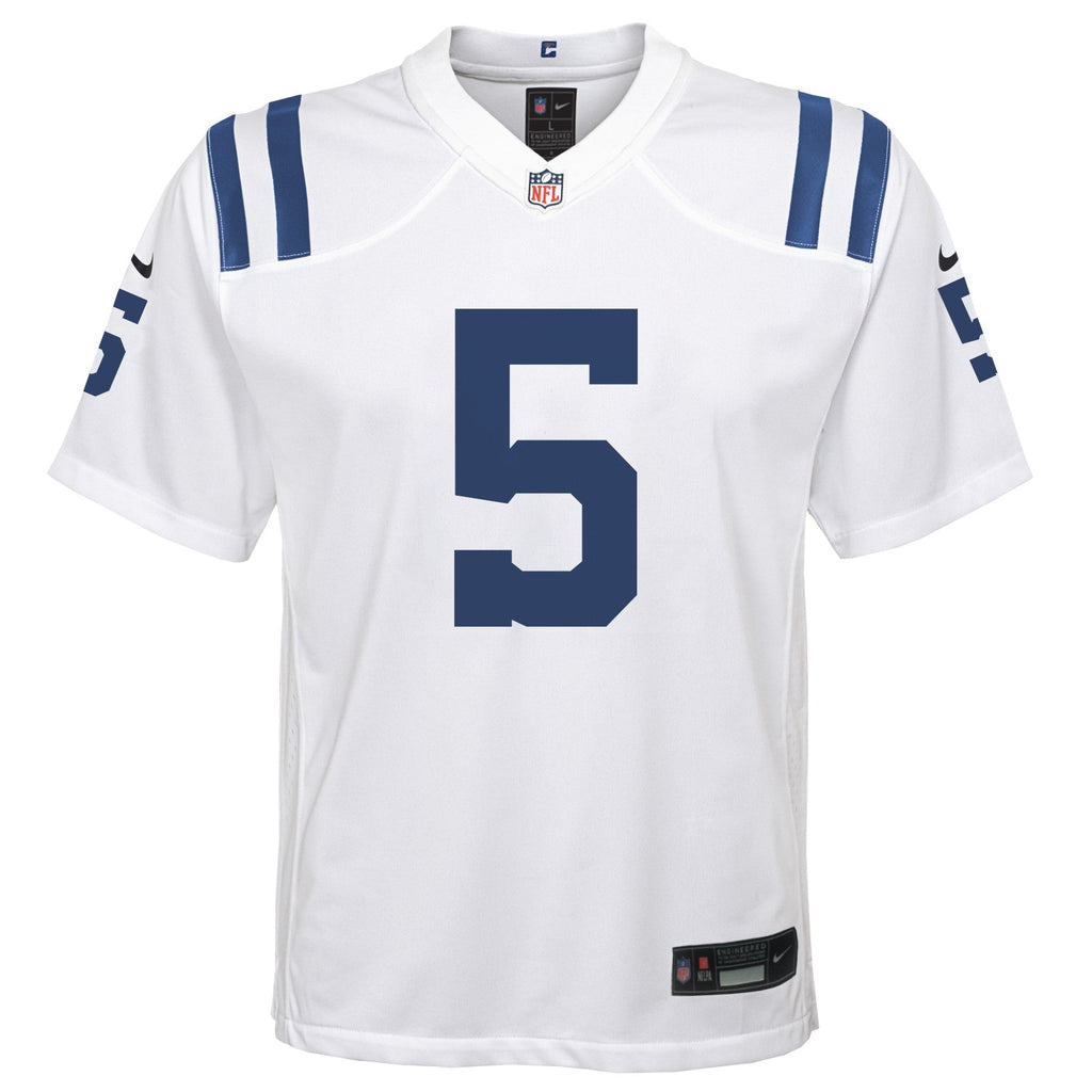 Youth Indianapolis Colts Anthony Richardson Nike White Road Game Jersey product image 2, provided for visual reference and
