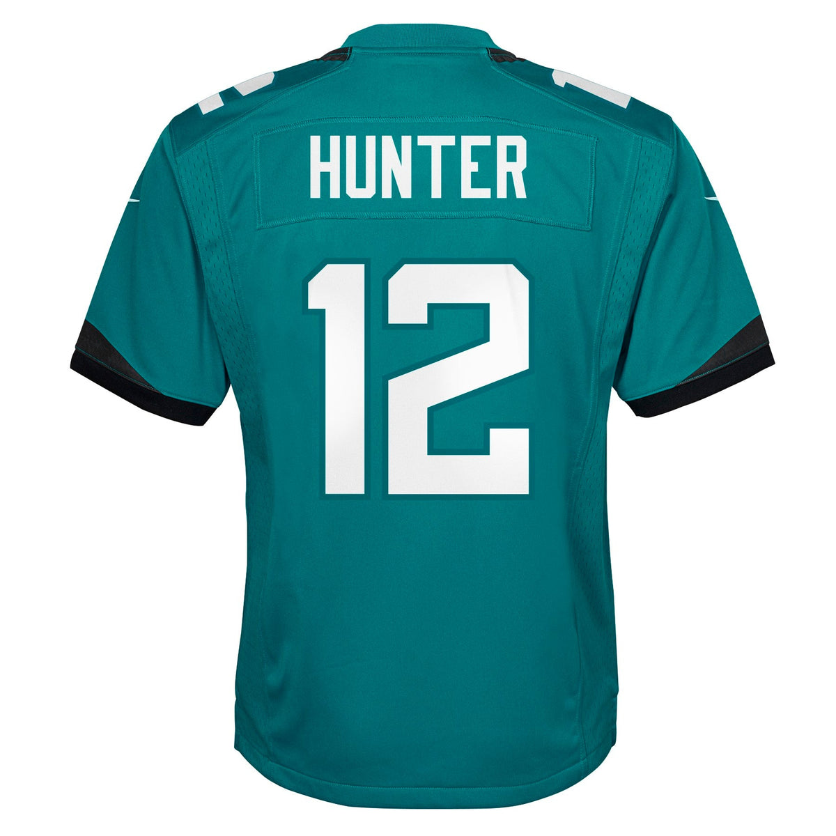 Youth Jacksonville Jaguars Travis Hunter Nike Home Teal Game Jersey product image 3, provided for visual reference and