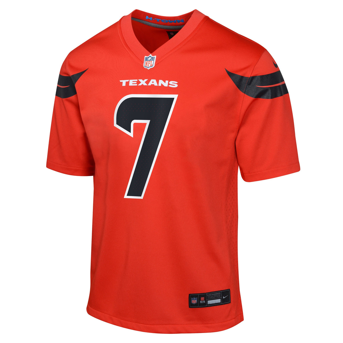Youth Houston Texans C.J. Stroud Nike Red Alternate Game Jersey product image 2, provided for visual reference and product