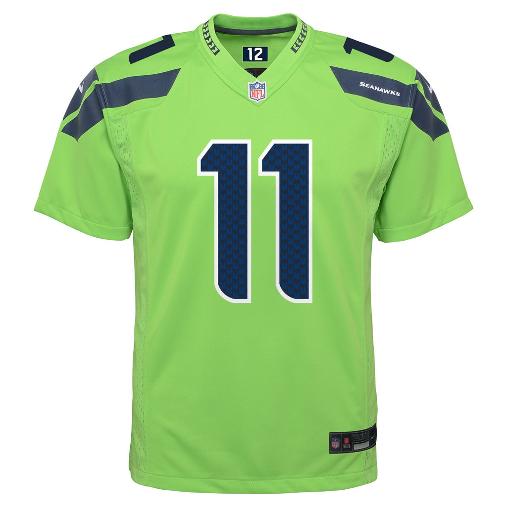 Youth Nike Jaxon Smith-Njigba Action Green Seattle Seahawks Game Jersey product image 2, provided for visual reference and
