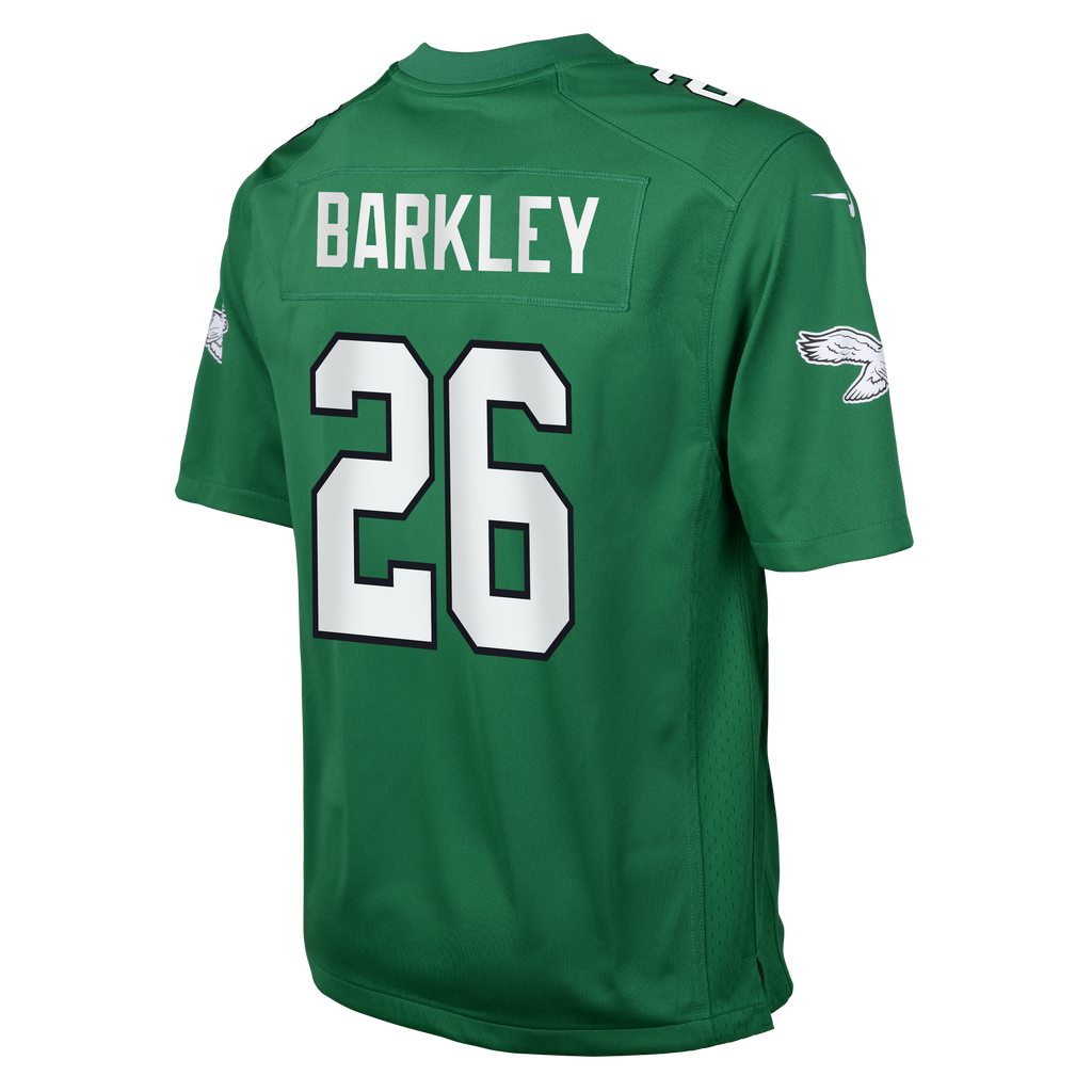Youth Saquon Barkley Philadelphia Eagles Nike Alternate Game Jersey-Kelly Green product image 2, provided for visual
