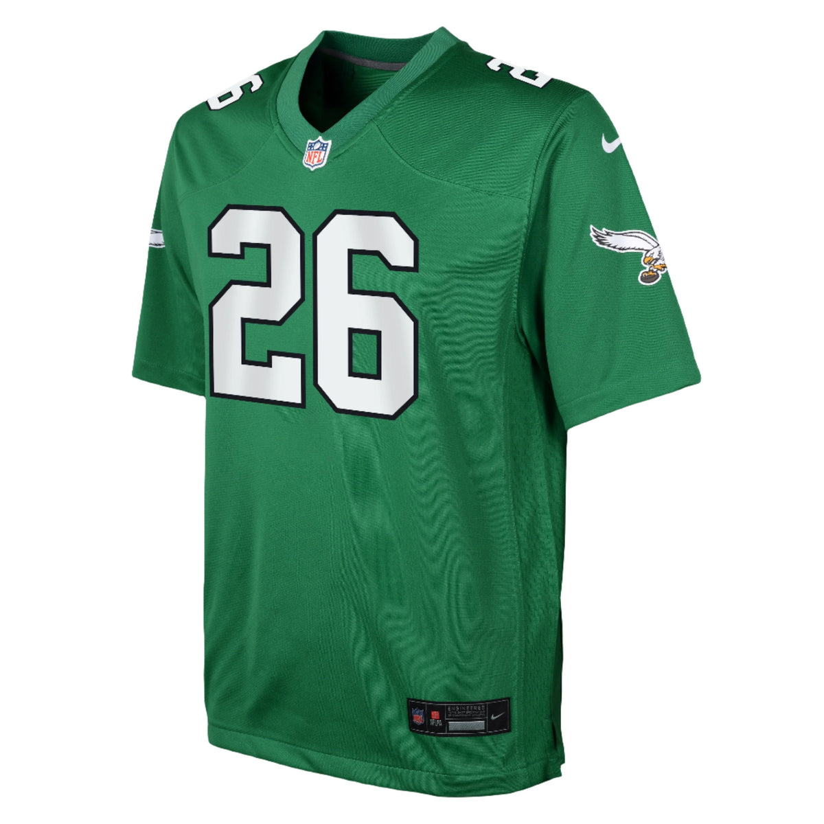 Youth Saquon Barkley Philadelphia Eagles Nike Alternate Game Jersey-Kelly Green product image 3, provided for visual