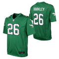 Youth Saquon Barkley Philadelphia Eagles Nike Alternate Game Jersey-Kelly Green product image 1, provided for visual