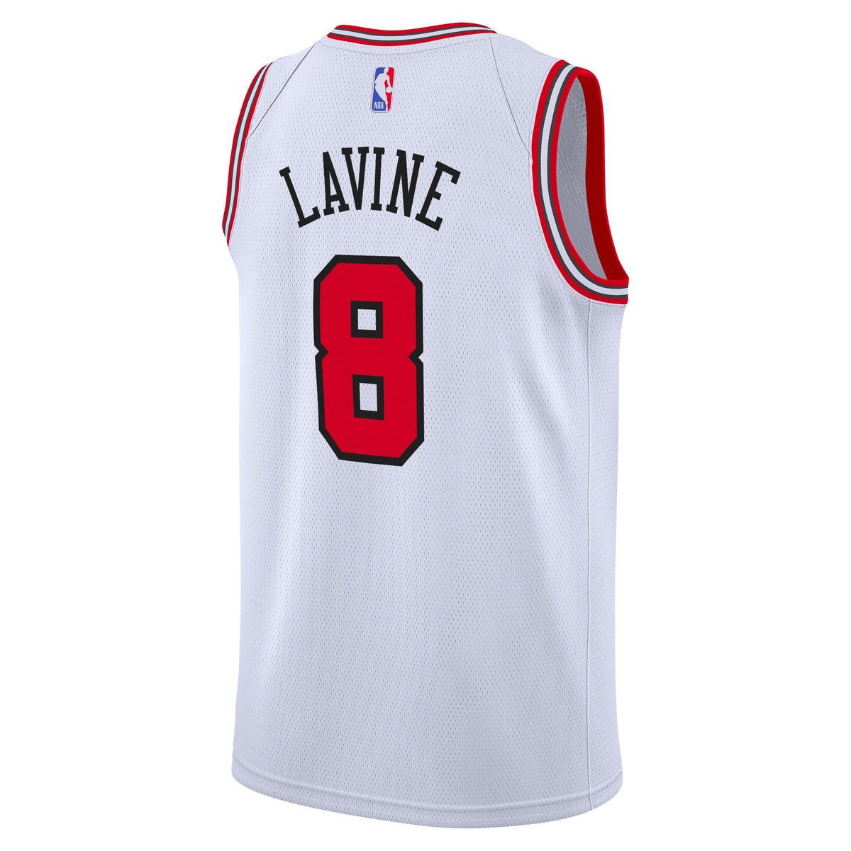 Youth Chicago Bulls Zach Lavine White Nike Swingman Icon Jersey product image 3, provided for visual reference and product