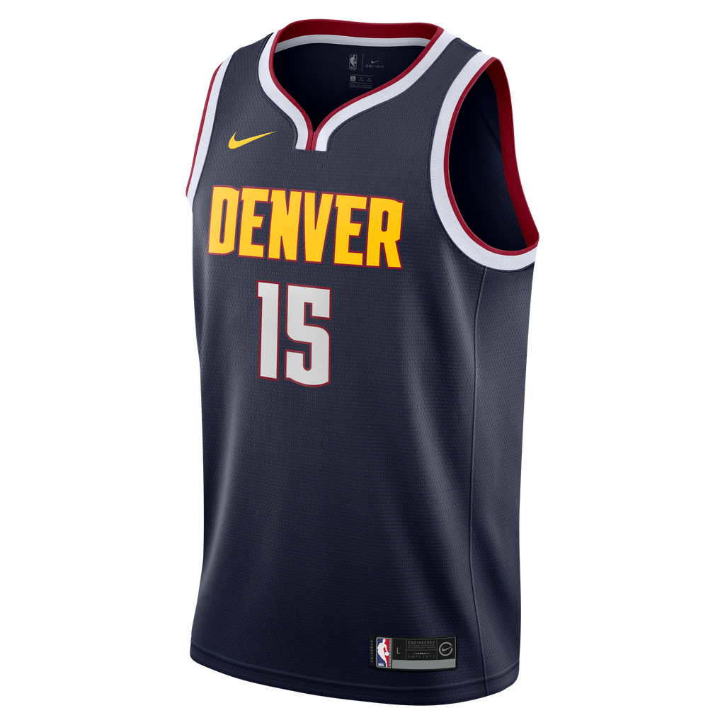 Youth Golden Denver Nuggets Nikola Jokic Nike Navy Swingman Icon Jersey product image 2, provided for visual reference and