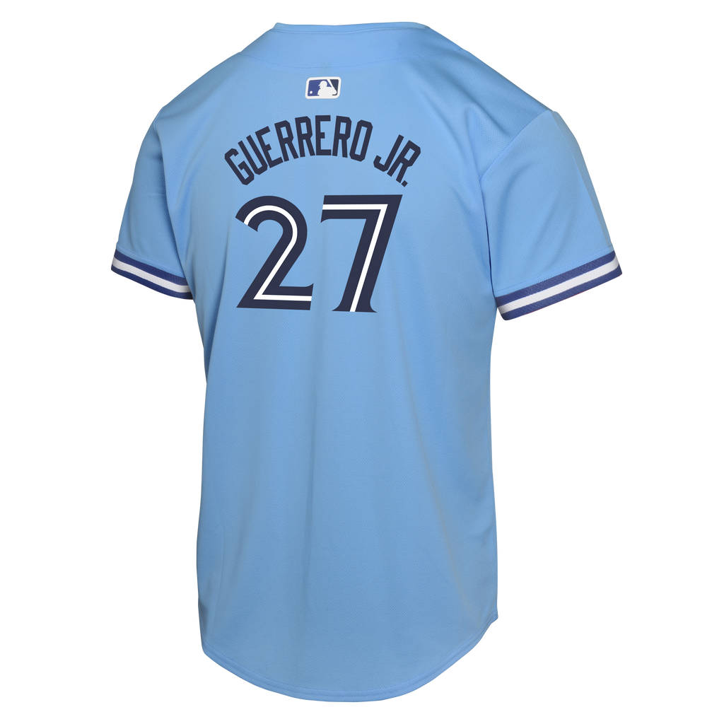 NIKE Youth Vladimir Guerrero Jr. Toronto Blue Jays Cobalt Blue Alternate Replica Game Jersey product image 3, provided for