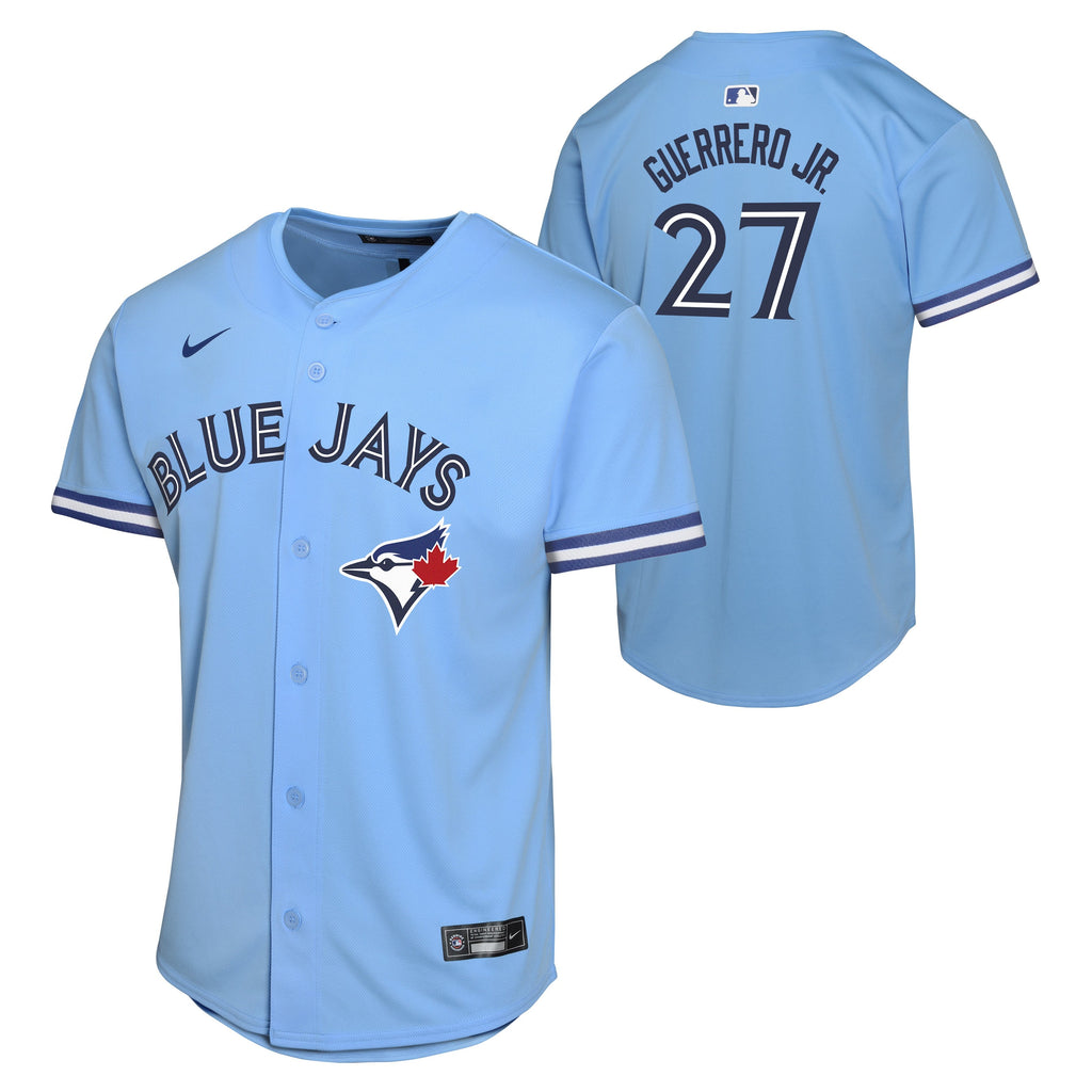NIKE Youth Vladimir Guerrero Jr. Toronto Blue Jays Cobalt Blue Alternate Replica Game Jersey product image 1, provided for