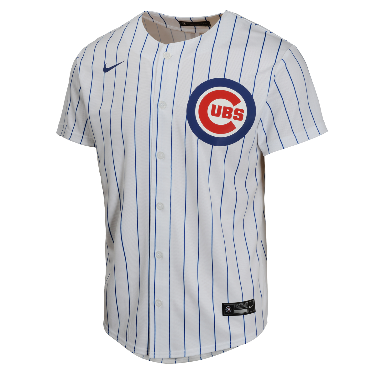 NIKE Youth Kyle Tucker Chicago Cubs White Home Replica Sublimated Twill Jersey product image 3, provided for visual