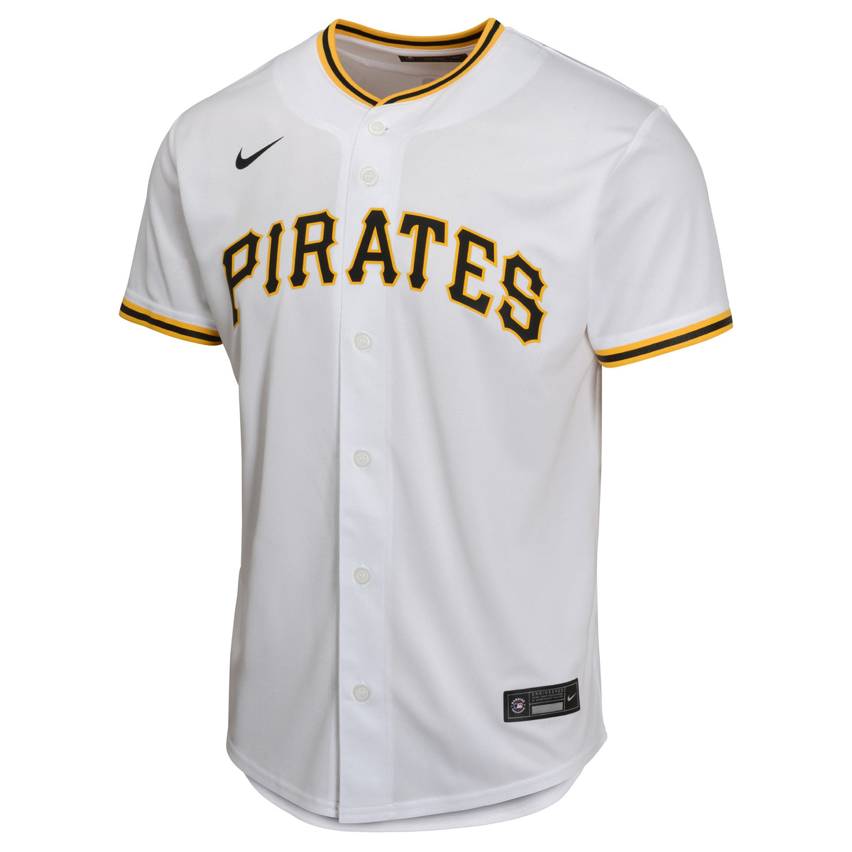 NIKE Youth Paul Skenes Pittsburgh Pirates White Home Replica Game Jersey product image 2, provided for visual reference and